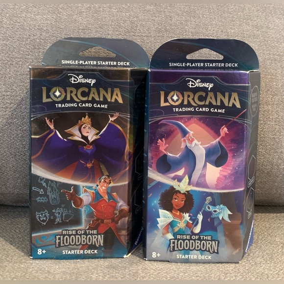 Disney Lorcana Rise of the Floodborn Starter Deck SET OF 2 - Brand New Sealed - Picture 3 of 6